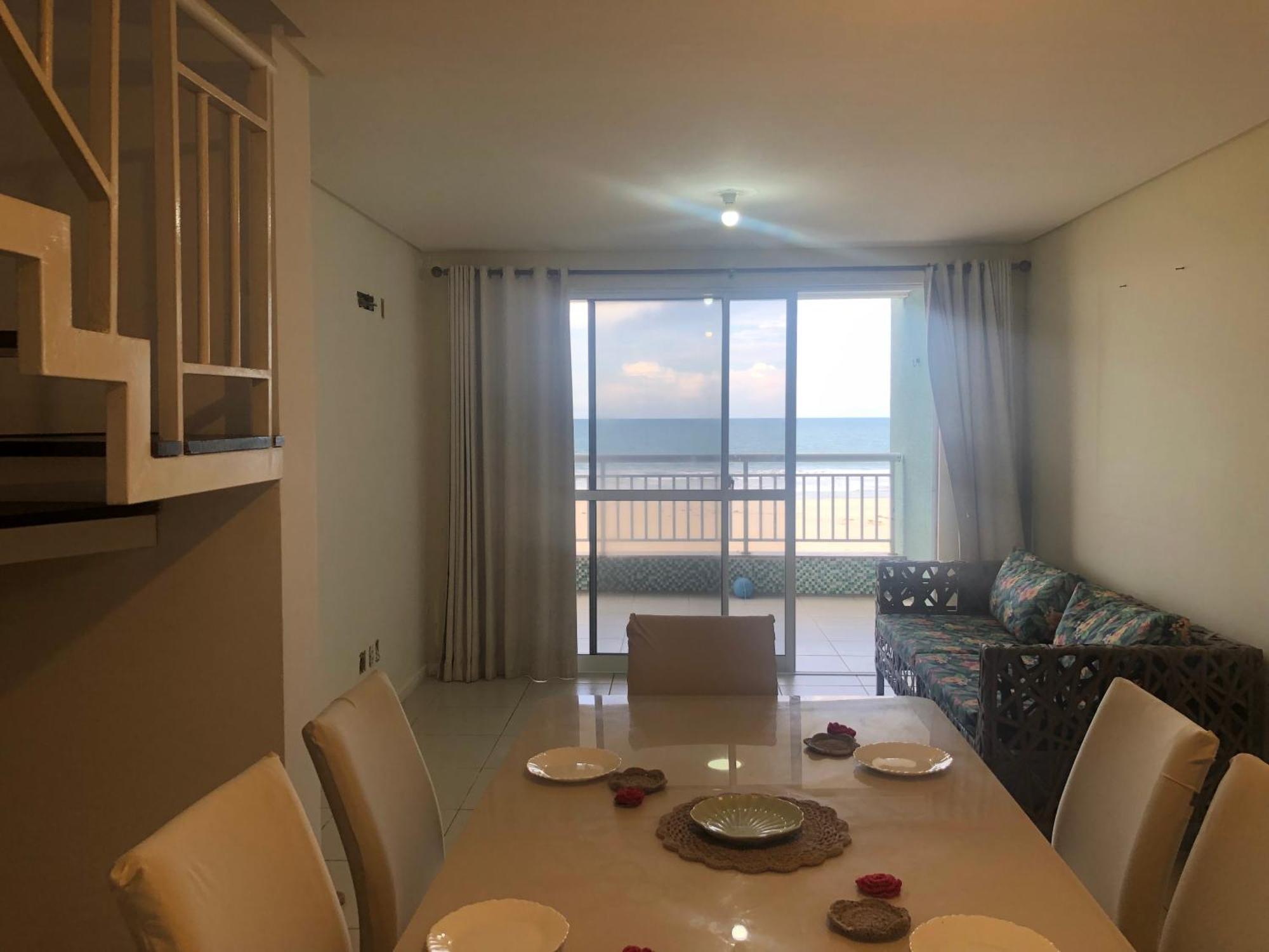 Apartamento Vista Total Do Mar Uma Cobertura A 400M Do Beach Park No Porto Das Dunas Aquiraz Condominio Terramaris Piscina Ampla Parque Infantil Sauna Estacionamento Privado Kültér fotó