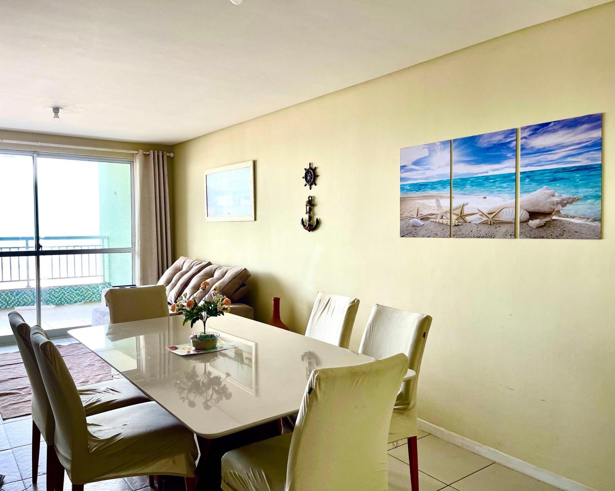 Apartamento Vista Total Do Mar Uma Cobertura A 400M Do Beach Park No Porto Das Dunas Aquiraz Condominio Terramaris Piscina Ampla Parque Infantil Sauna Estacionamento Privado Kültér fotó